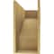 Ekena Millwork 12"W x 36"D x 24"H Classic Clemmons Rough Cedar Woodgrain TimberThane Corbel, Primed Tan CORUR12X36X24CLERCPR - alternate 4